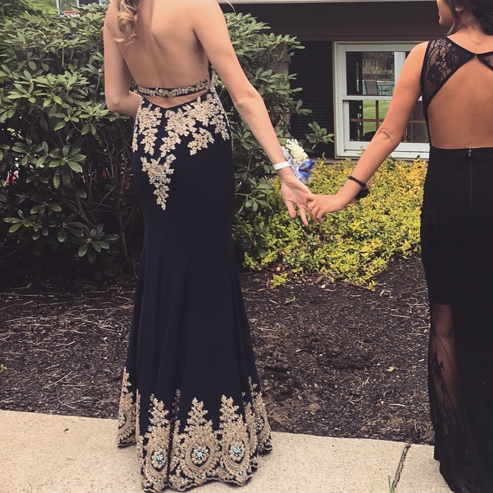 Navy Prom Dress